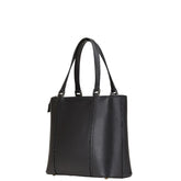 バーバリー ノバチェック ロゴ ハンドバッグ ブラック レザー レディース BURBERRY 【中古】